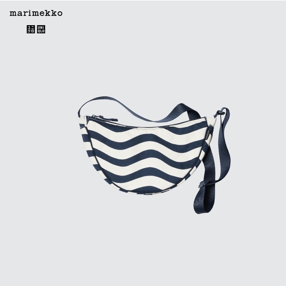 New Uniqulo Round Mini Shoulder Bag Marimekko Navy - Picture 1 of 6